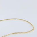 Christian Dior Chain Shoulder Bag Leather Black Gold Auth ka2947A-8