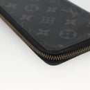 LOUIS VUITTON Monogram Eclipse Zippy Wallet Vertical Wallet M62295 Auth ka2951-16