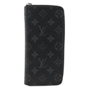 LOUIS VUITTON Monogram Eclipse Zippy Wallet Vertical Wallet M62295 Auth ka2951-13