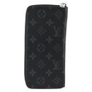 LOUIS VUITTON Monogram Eclipse Zippy Wallet Vertical Wallet M62295 Auth ka2951-2