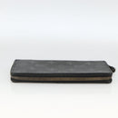 LOUIS VUITTON Monogram Eclipse Zippy Wallet Vertical Wallet M62295 Auth ka2951-3