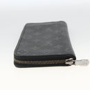 LOUIS VUITTON Monogram Eclipse Zippy Wallet Vertical Wallet M62295 Auth ka2951-5