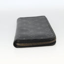 LOUIS VUITTON Monogram Eclipse Zippy Wallet Vertical Wallet M62295 Auth ka2951-6
