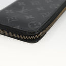 LOUIS VUITTON Monogram Eclipse Zippy Wallet Vertical Wallet M62295 Auth ka2951-7