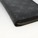 LOUIS VUITTON Monogram Eclipse Zippy Wallet Vertical Wallet M62295 Auth ka2951-14