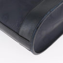 Christian Dior Trotter Canvas Shoulder Bag Navy Gold Auth ka2955-10