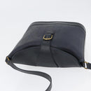 Christian Dior Trotter Canvas Shoulder Bag Navy Gold Auth ka2955-6