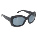 CHANEL Sunglasses plastic Black CC Auth ka2963-1