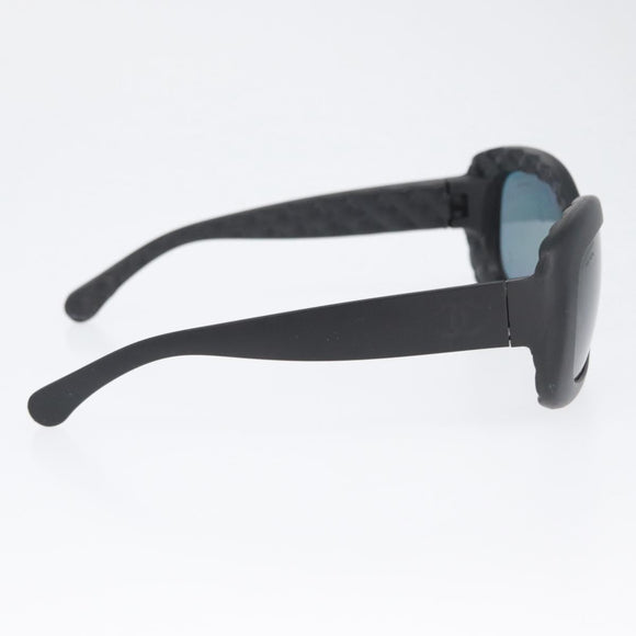 CHANEL Sunglasses plastic Black CC Auth ka2963