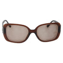 CHANEL Sunglasses plastic Brown CC Auth ka2964-2