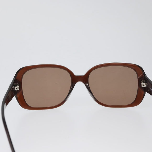 CHANEL Sunglasses plastic Brown CC Auth ka2964
