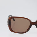CHANEL Sunglasses plastic Brown CC Auth ka2964-4