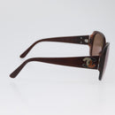 CHANEL Sunglasses plastic Brown CC Auth ka2964-6
