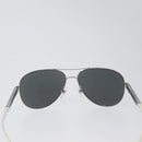 CHANEL Sunglasses metal Silver CC Auth ka2965-2