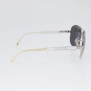 CHANEL Sunglasses metal Silver CC Auth ka2965-5