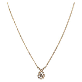 Christian Dior Necklace metal Gold Tone Auth ka2968