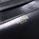 CELINE Shoulder Bag Leather Black Gold Auth ka2969-18