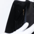 CELINE Shoulder Bag Leather Black Gold Auth ka2969-20