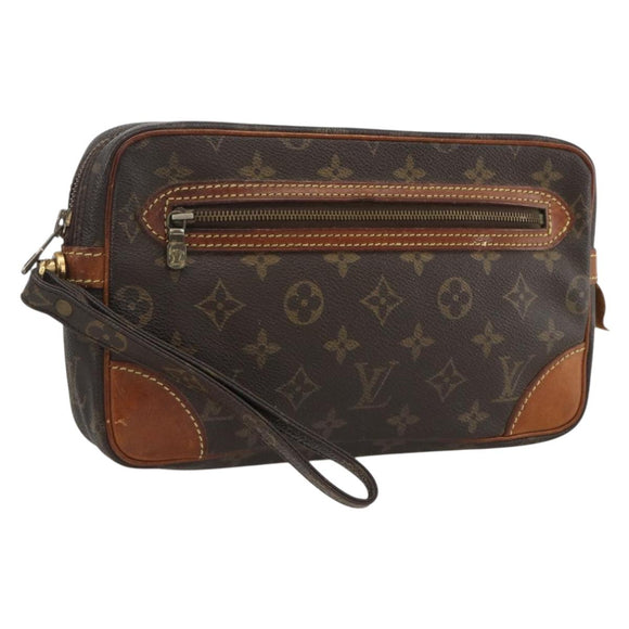 LOUIS VUITTON Monogram Marly Dragonne GM Clutch Bag M51825 LV Auth ka2970