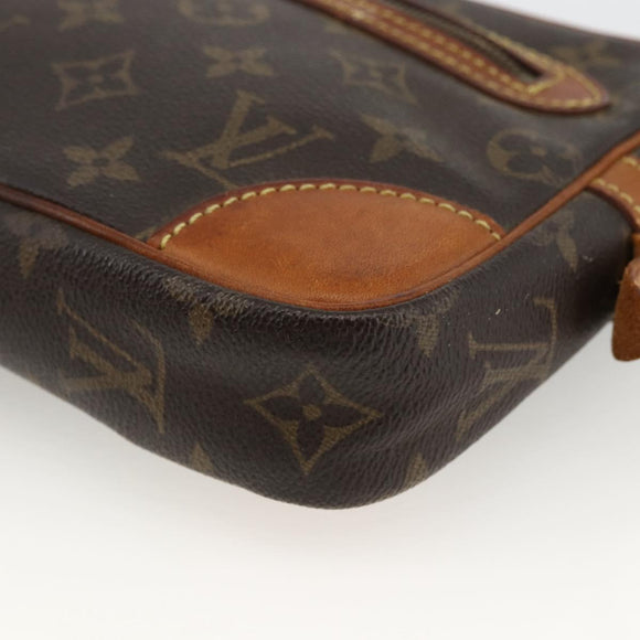 LOUIS VUITTON Monogram Marly Dragonne GM Clutch Bag M51825 LV Auth ka2970
