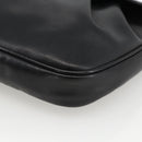 Salvatore Ferragamo Shoulder Bag Patent leather Black Gold Auth ka2971-9