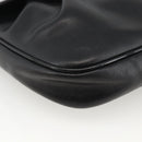 Salvatore Ferragamo Shoulder Bag Patent leather Black Gold Auth ka2971-14
