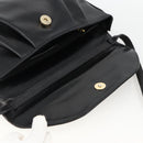 Salvatore Ferragamo Shoulder Bag Patent leather Black Gold Auth ka2971-10