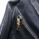 Salvatore Ferragamo Shoulder Bag Patent leather Black Gold Auth ka2971-19