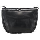 Salvatore Ferragamo Shoulder Bag Patent leather Black Gold Auth ka2971-2