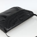 Salvatore Ferragamo Shoulder Bag Patent leather Black Gold Auth ka2971-6