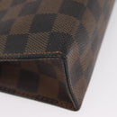 LOUIS VUITTON Damier Ebene Poche Toilette 19 Pouch N47544 LV Auth ka2972-15