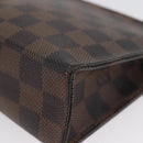 LOUIS VUITTON Damier Ebene Poche Toilette 19 Etui N47544 LV Auth ka2972-16