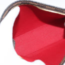 LOUIS VUITTON Damier Ebene Poche Toilette 19 Pouch N47544 LV Auth ka2972-10