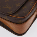 LOUIS VUITTON Monogram Cartouchiere MM Bag Vintage M51253 LV Auth ka2974-9