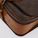 LOUIS VUITTON Monogram Cartouchiere MM Bag Vintage M51253 LV Auth ka2974-14