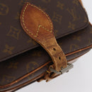 LOUIS VUITTON Monogram Cartouchiere MM Bag Vintage M51253 LV Auth ka2974-17