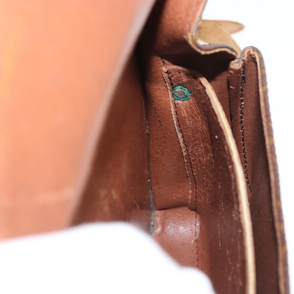LOUIS VUITTON Monogram Cartouchiere MM Bag Vintage M51253 LV Auth ka2974