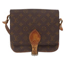 LOUIS VUITTON Monogram Cartouchiere MM Bag Vintage M51253 LV Auth ka2974-13