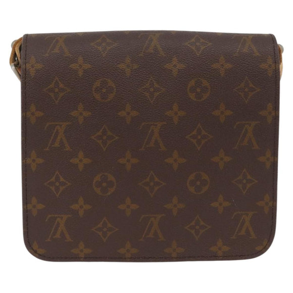 LOUIS VUITTON Monogram Cartouchiere MM Bag Vintage M51253 LV Auth ka2974