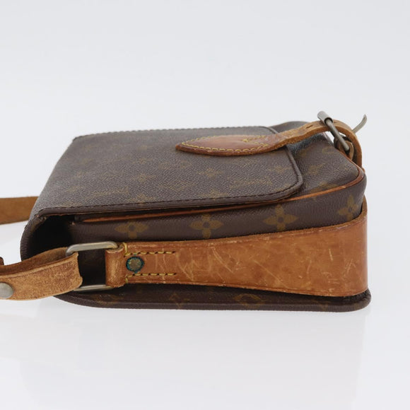 LOUIS VUITTON Monogram Cartouchiere MM Bag Vintage M51253 LV Auth ka2974