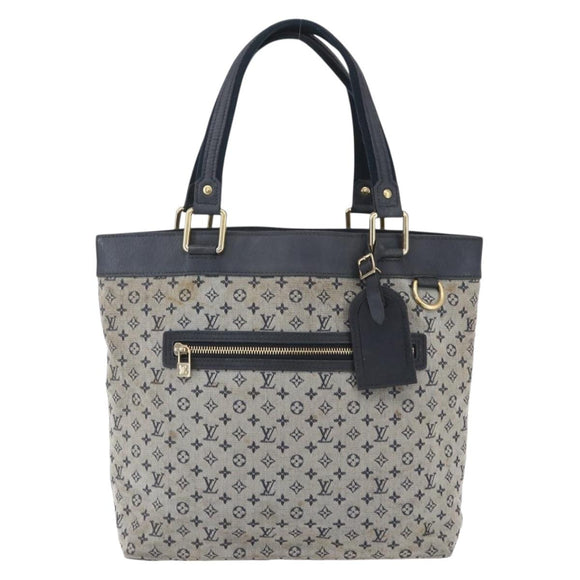 LOUIS VUITTON Monogram Mini Lucille GM Tote Bag TST Blue M92679 LV Auth ka298