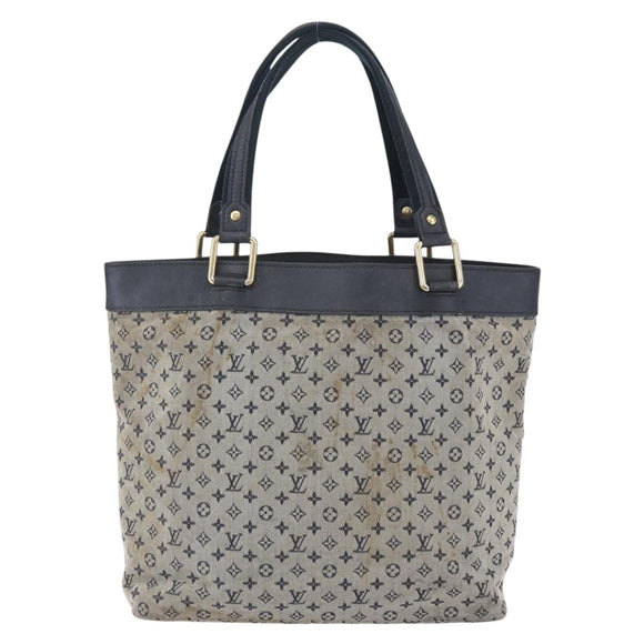 LOUIS VUITTON Monogram Mini Lucille GM Tote Bag TST Blue M92679 LV Auth ka298