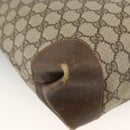 GUCCI GG Supreme Web Sherry Line Tote Bag PVC Beige Red 002 904 0222 Auth ka2984-13