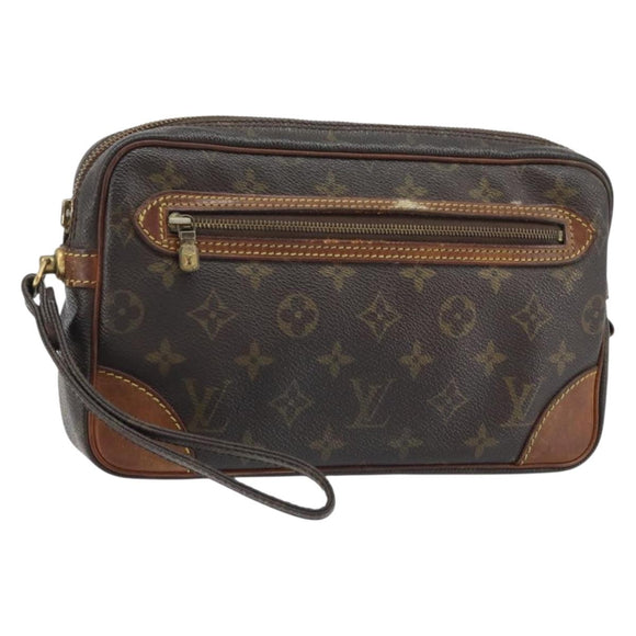 LOUIS VUITTON Monogram Marly Dragonne GM Clutch Bag M51825 LV Auth ka2987