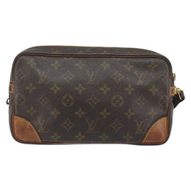 LOUIS VUITTON Monogram Marly Dragonne GM Clutch Bag M51825 LV Auth ka2987 - 0
