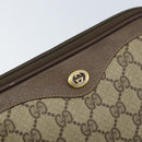 GUCCI GG Supreme Shoulder Bag PVC Beige Gold 97 02 068 Auth ka2990-18