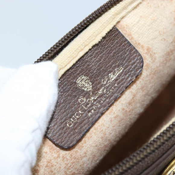GUCCI GG Supreme Shoulder Bag PVC Beige Gold 97 02 068 Auth ka2990