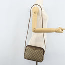 GUCCI GG Supreme Shoulder Bag PVC Beige Gold 97 02 068 Auth ka2990-21