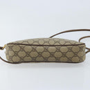 GUCCI GG Supreme Shoulder Bag PVC Beige Gold 97 02 068 Auth ka2990-5