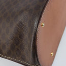 CELINE Macadam Canvas Handtasche PVC Leder 2-Wege Braun Gold Authentisch ka2994-18